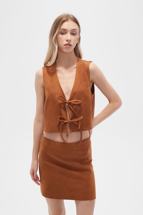 CHALECO ACROCA CAMEL