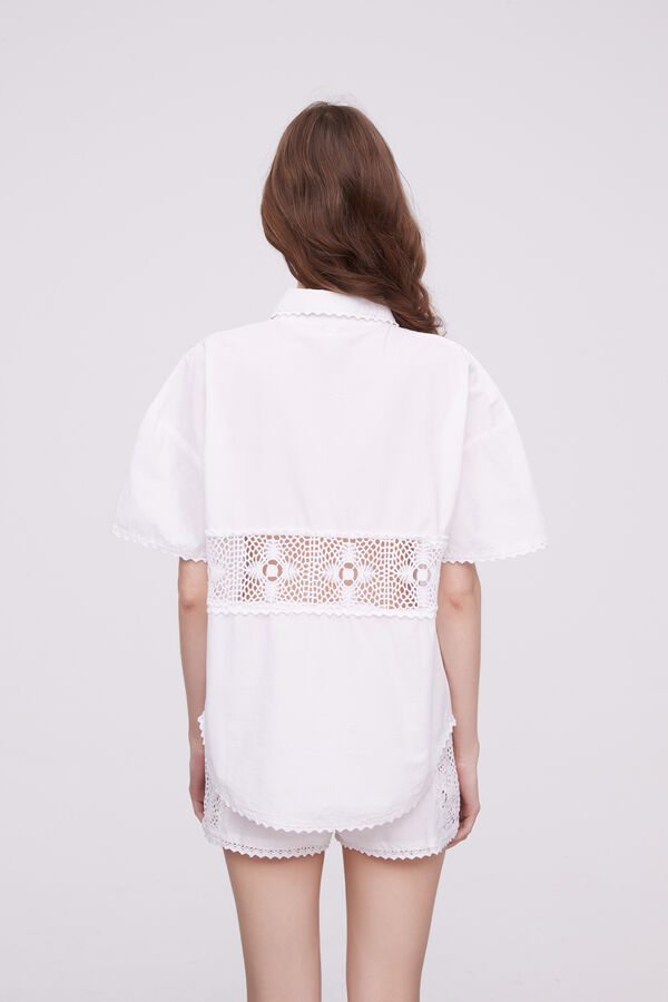 CAMISA SHIMMIA MARFIL  / OFF WHITE image number null