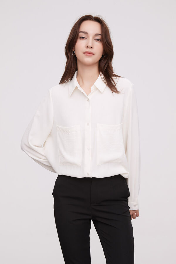 CAMISA MECHI CRUDO / NATURAL image number null