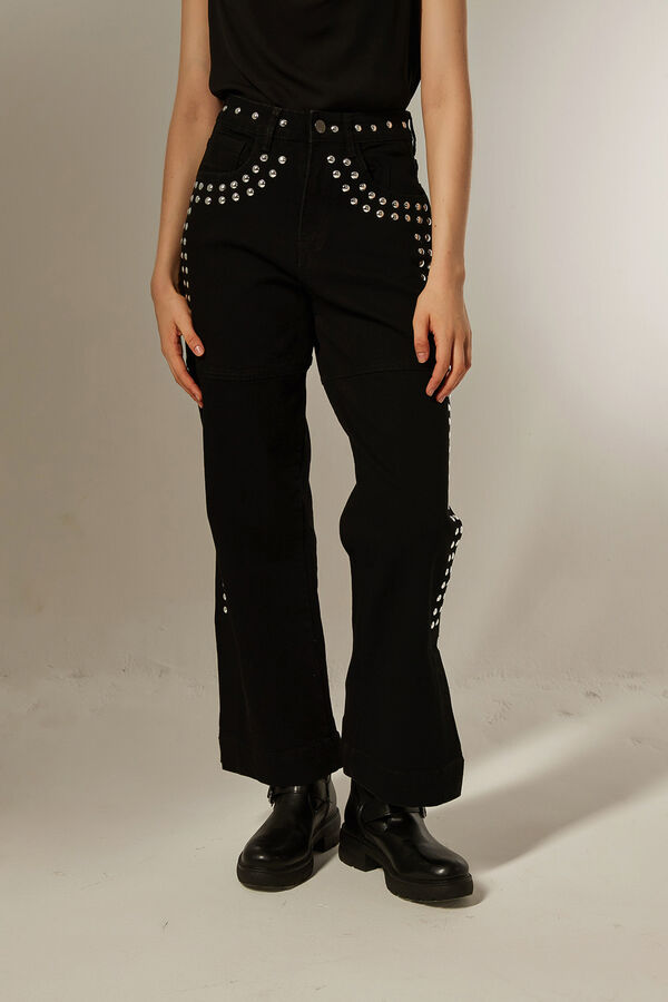 PANTALON BOHOS NEGRO
