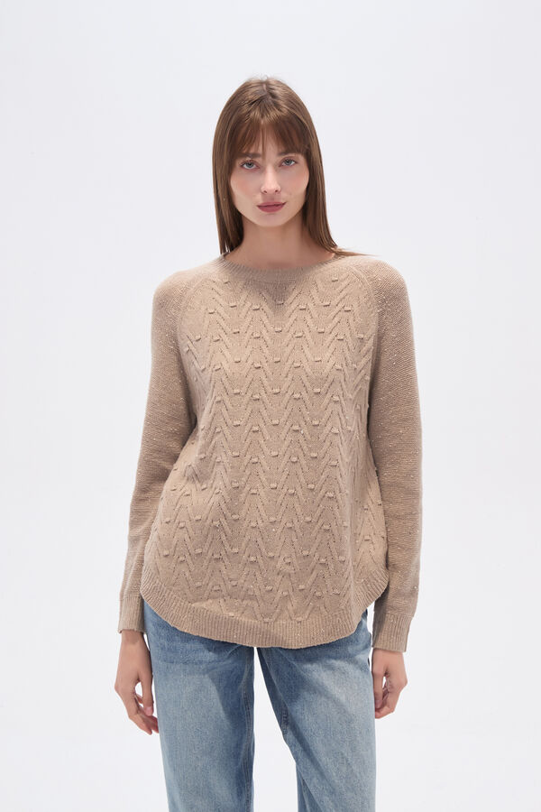 SWEATER PIER TAUPE CLARO image number null