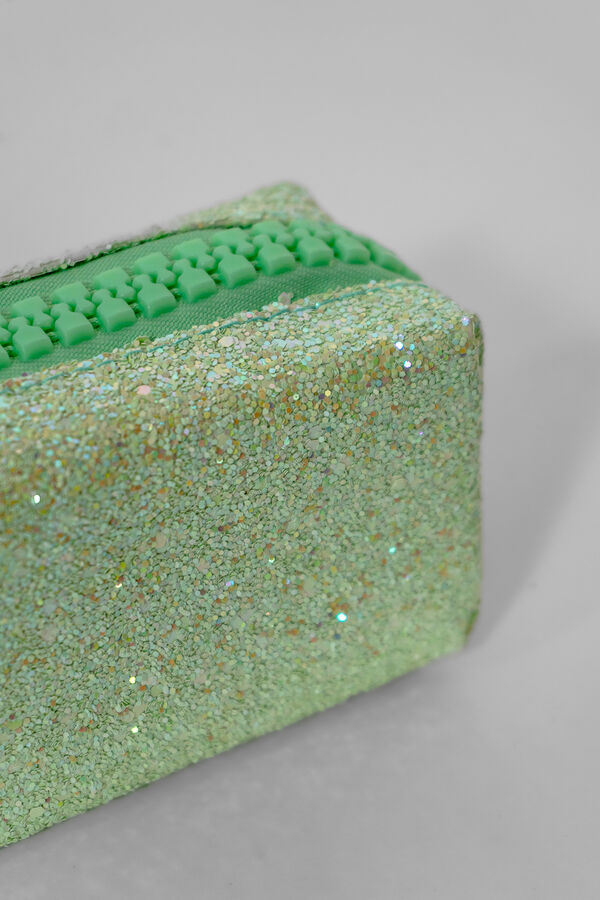 Cartuchera Glitter VERDE image number null