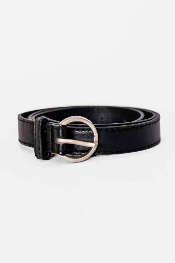 Cinturon Matte NEGRO image number null