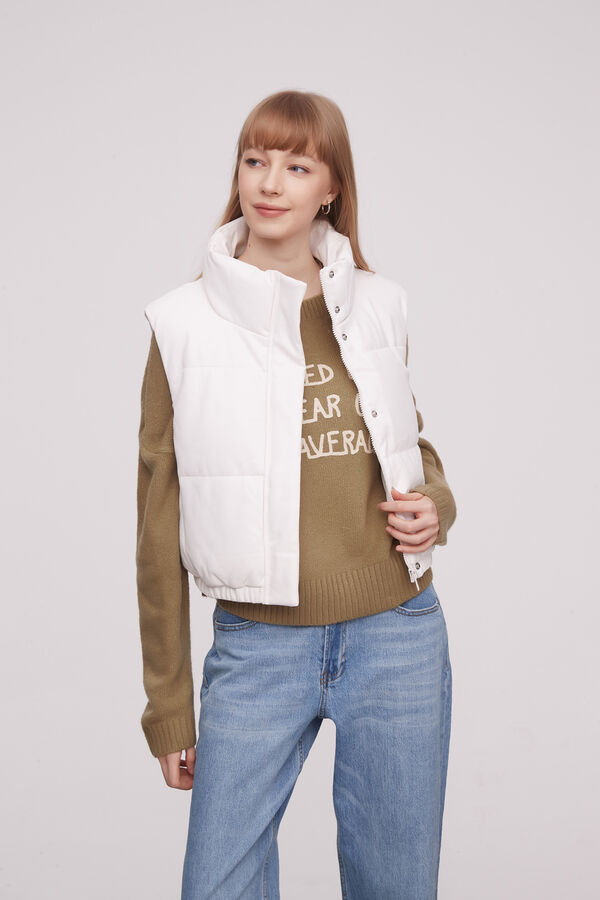 CHALECO FRANI MARFIL  / OFF WHITE image number null