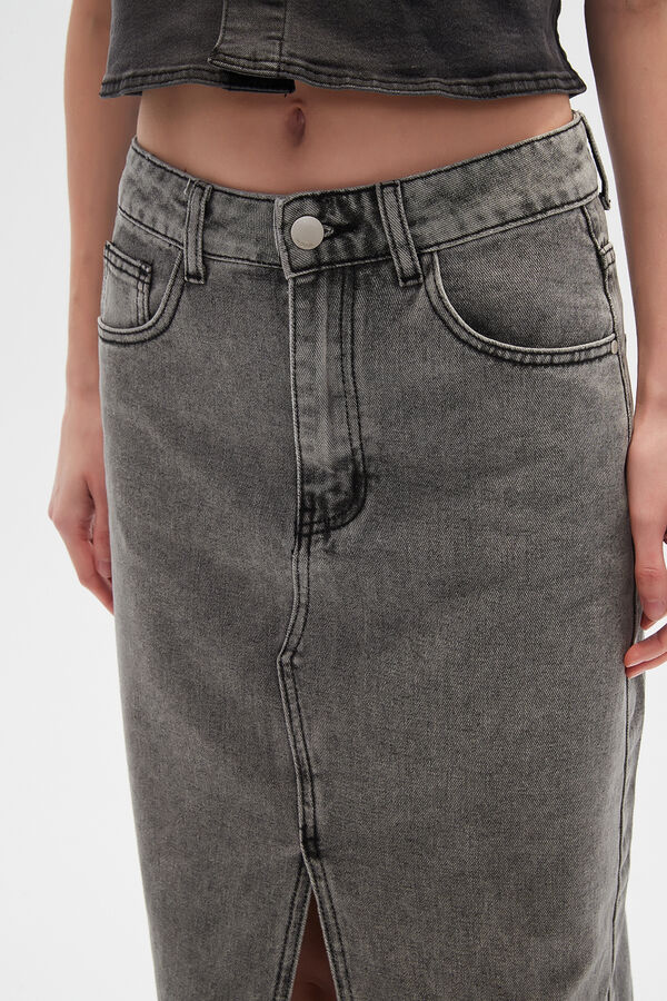 FALDA SILKA GRIS CLARO image number null