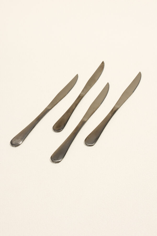 Cuchillo Olivo Set 4 un. Negro COLOR UNICO image number null