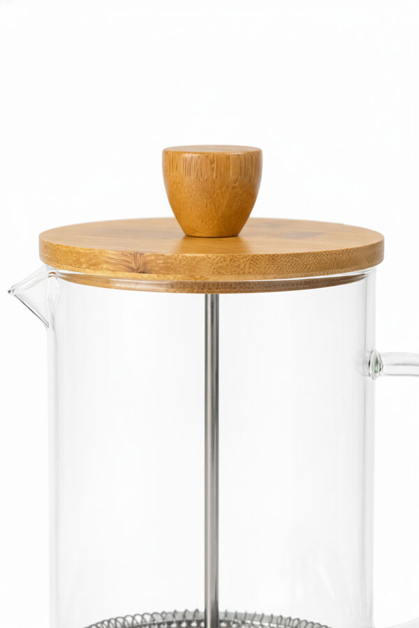 Cafetera Prensa Tapa Madera COLOR UNICO image number null