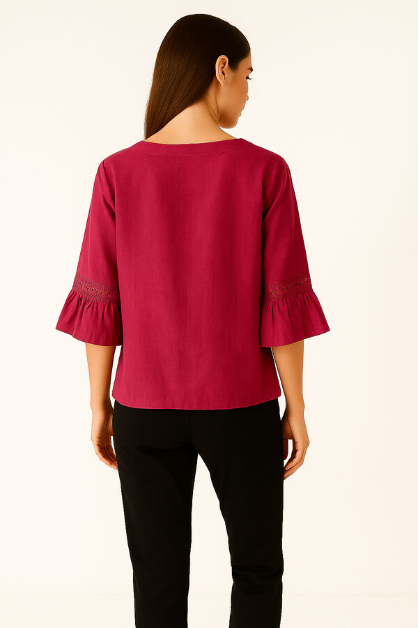 BLUSA SURNIA ROJO CORAL image number null