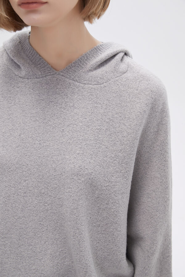 SWEATER PLIDI GRIS MELANGE MEDIO