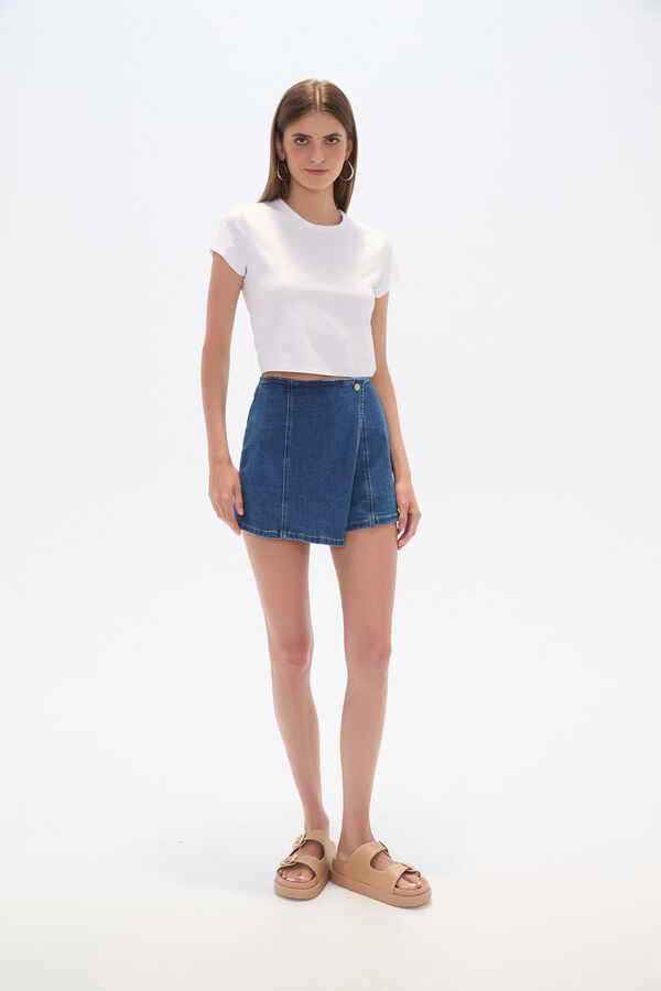 SHORT ESTELIN AZUL image number null