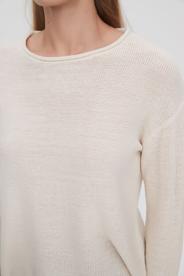 SWEATER GOBY CRUDO / NATURAL