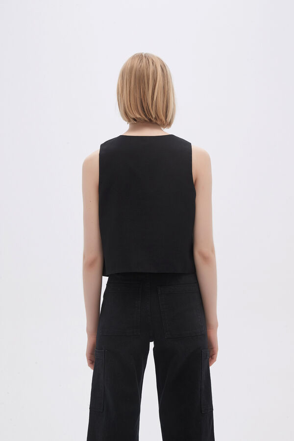 CHALECO CONKADO NEGRO image number null