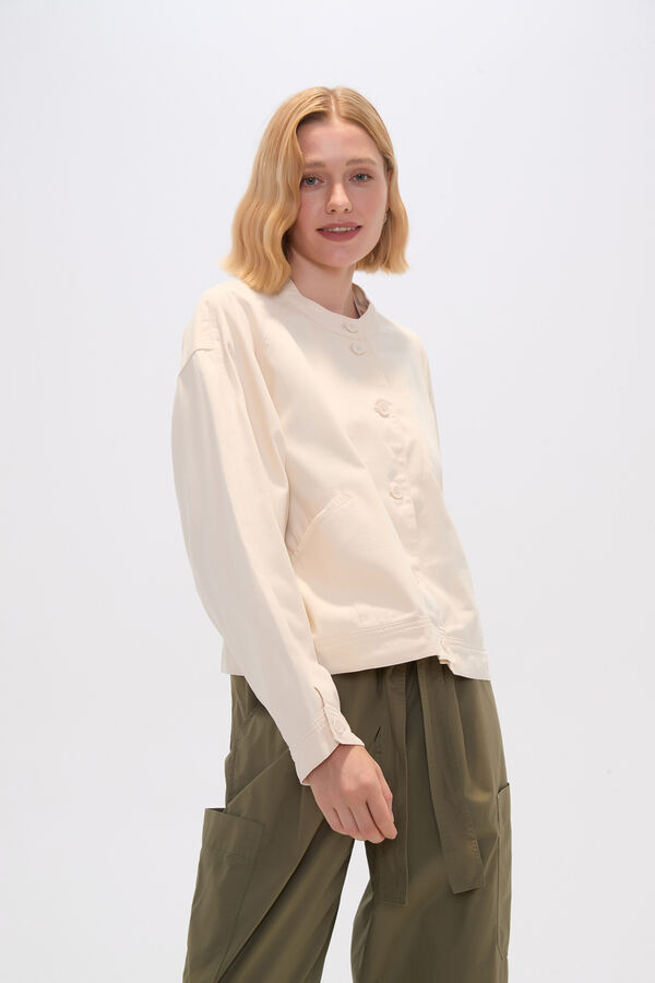 CHAQUETA MACCAI CRUDO / NATURAL image number null