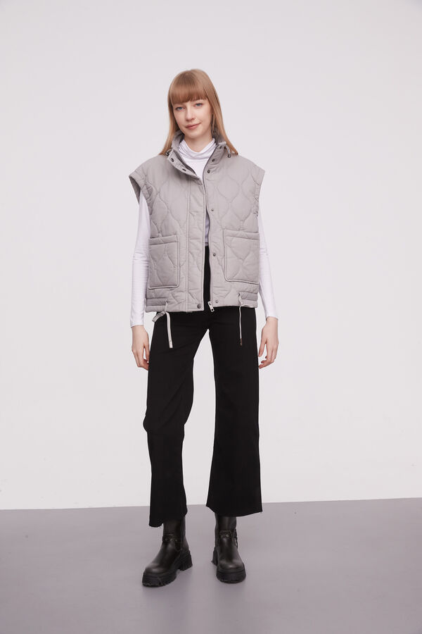 CHALECO GLOSI GRIS MEDIO image number null