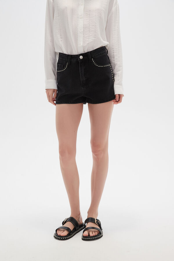 SHORT SHERIDAN GRIS OSCURO image number null