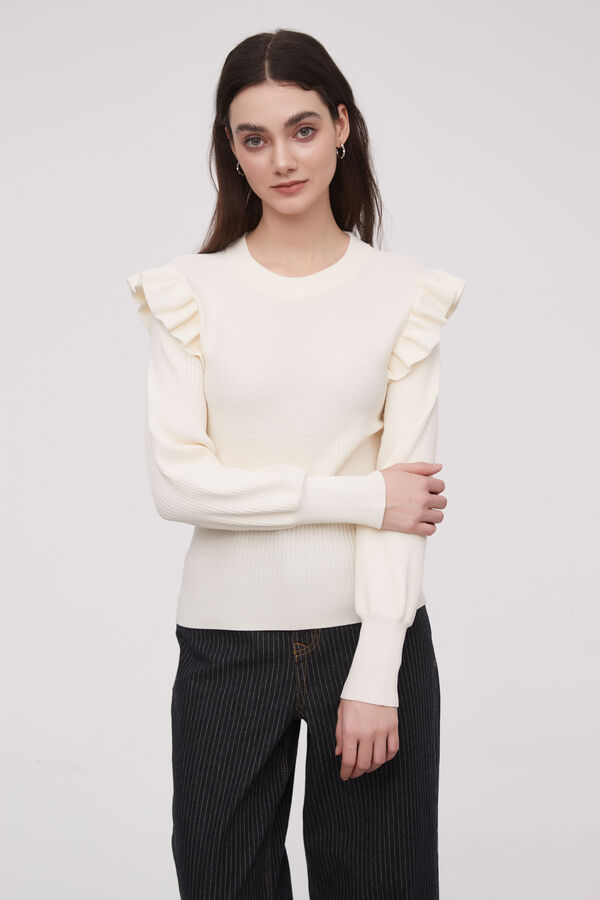 SWEATER DELMO CRUDO / NATURAL image number null