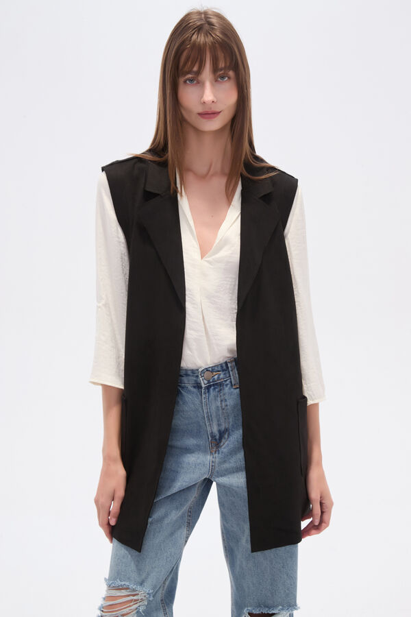 CHALECO VINISIA NEGRO image number null