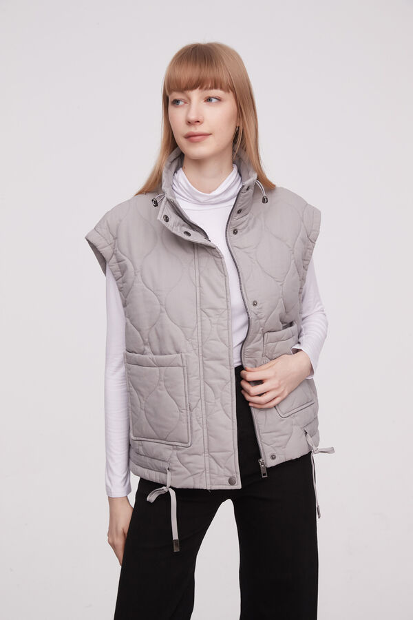 CHALECO GLOSI GRIS MEDIO image number null