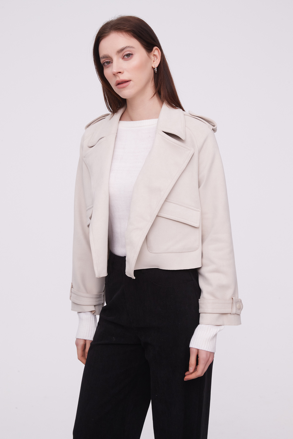 CHAQUETA GUYA CRUDO / NATURAL