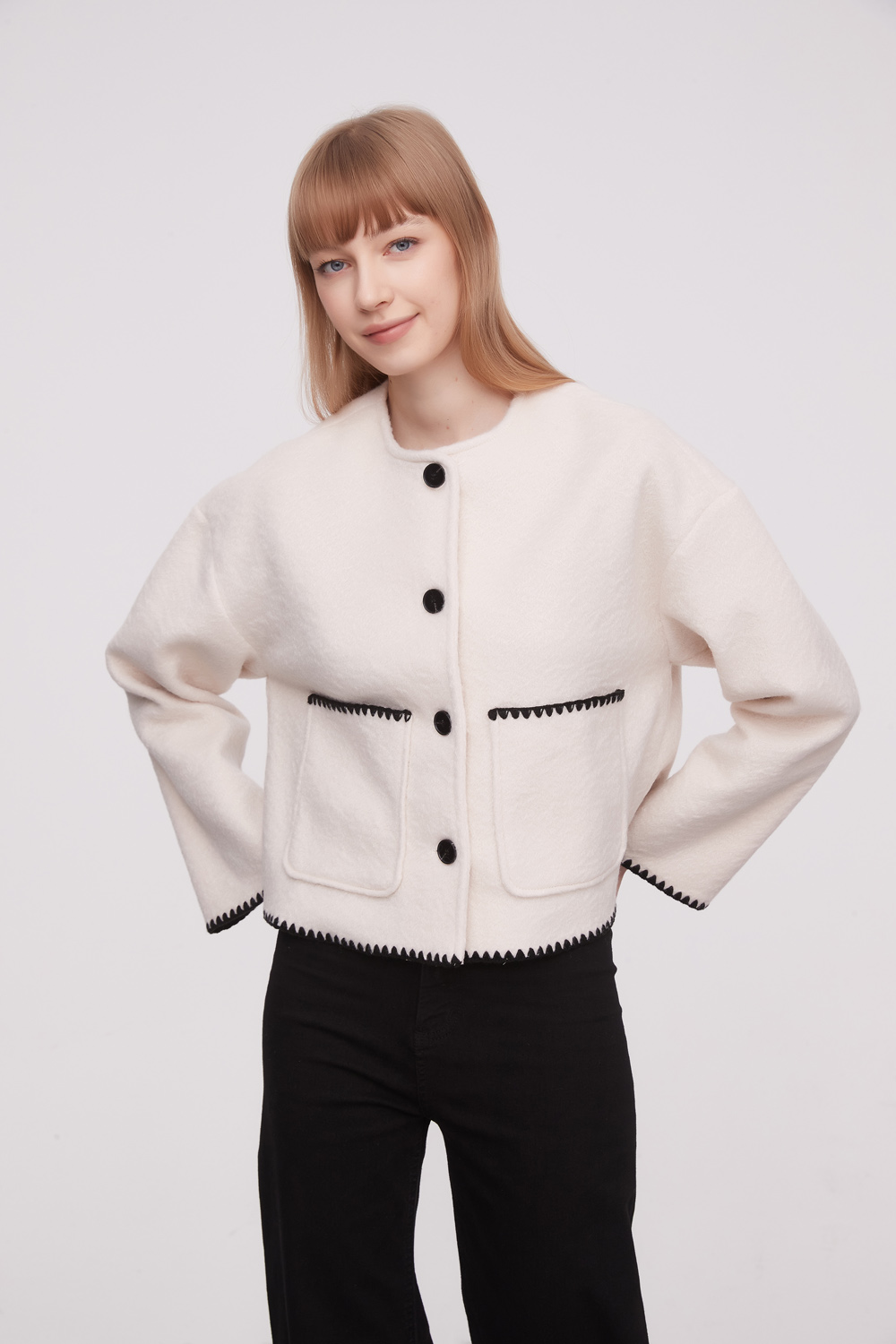CHAQUETA SHANDIE MARFIL  / OFF WHITE