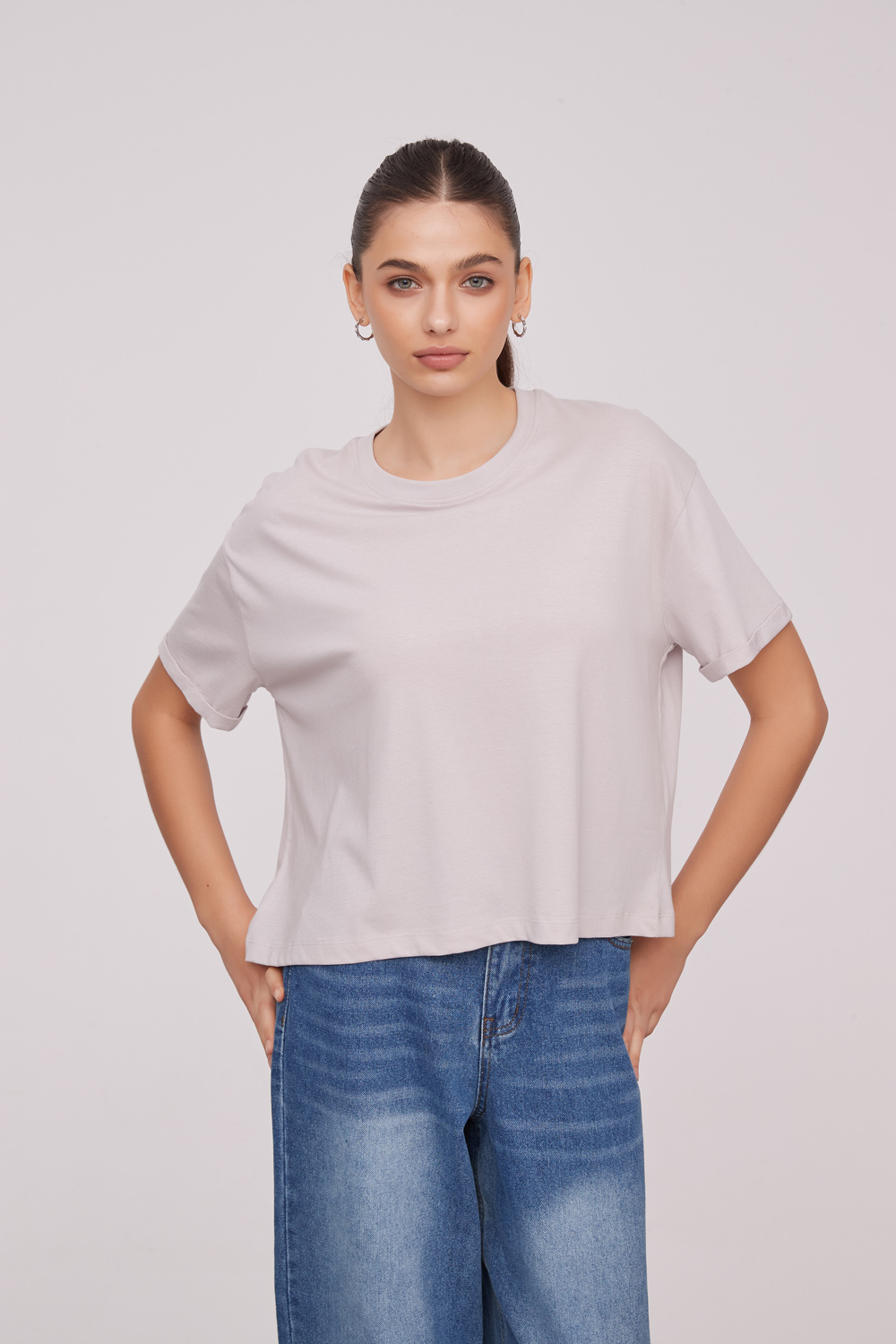 REMERA ENASS GRIS CLARO